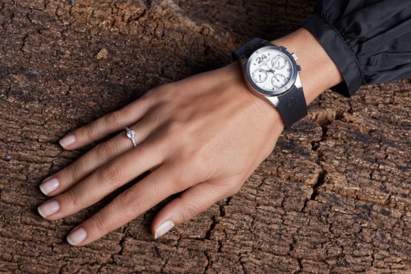 Reloj SC Chrono Lady con esfera blanca